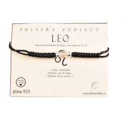 Pulsera zodiacal Leo ajustable