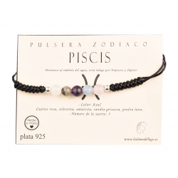 Pulsera zodiacal Piscis ajustable