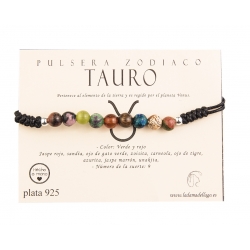 Pulsera zodiacal Tauro ajustable